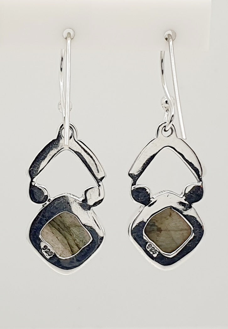 Sterling Silver Labradorite Earrings