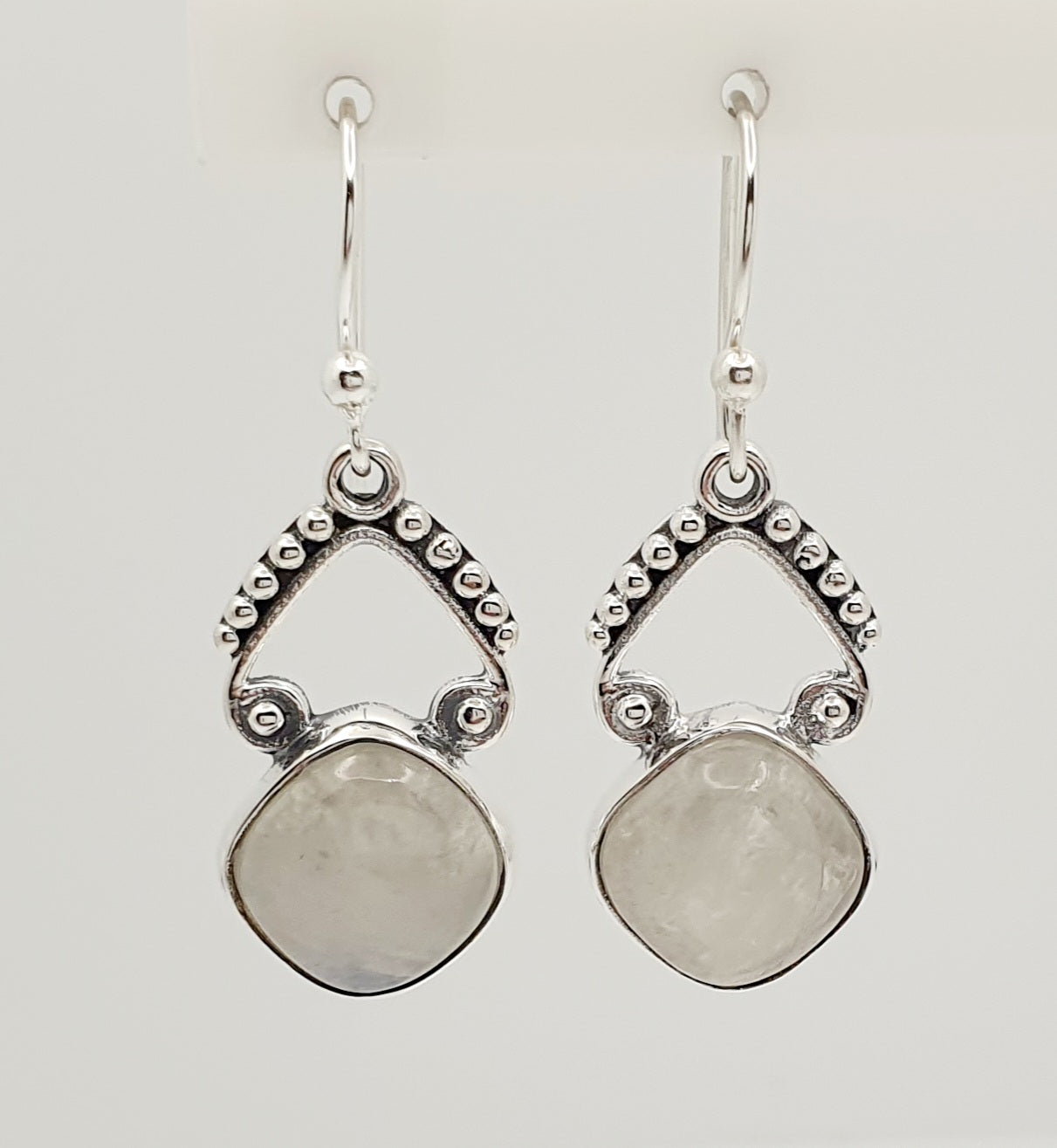 Sterling Silver Moonstone Earrings